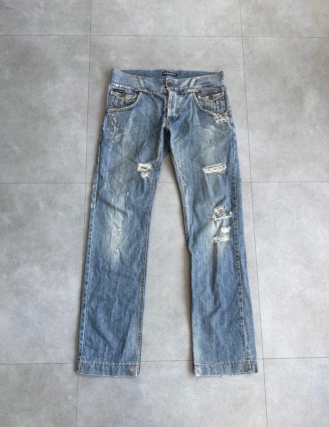 돌체앤가바나 00s 디스트로이드 포켓 데님팬츠 상품이미지5