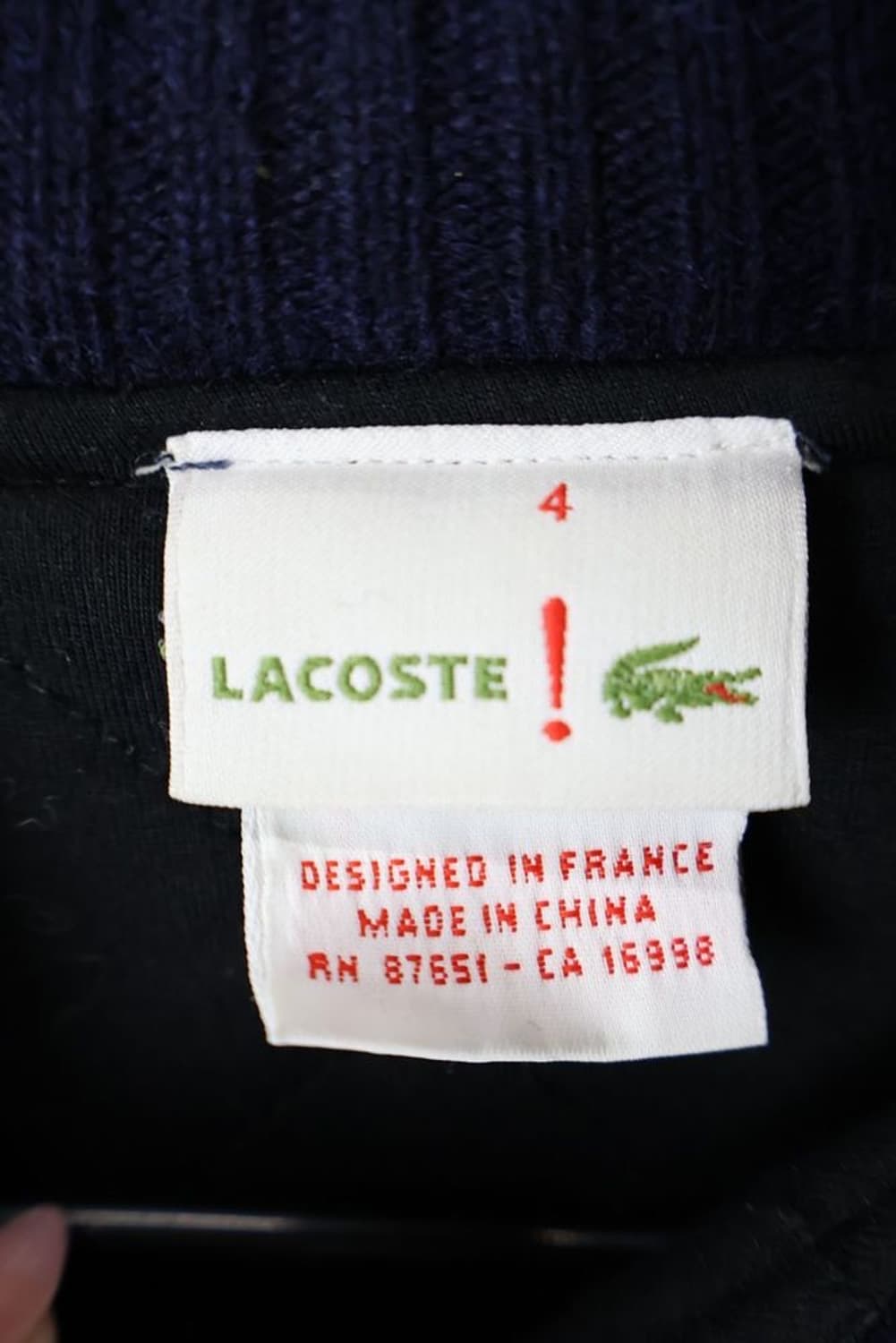 Lacoste Wool Varsity Knit Jacket 상품이미지6