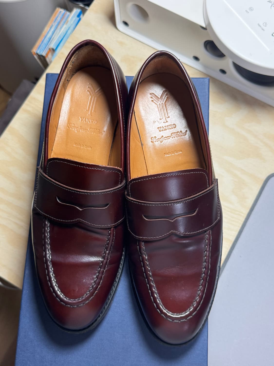 얀코 카사레스 블랙 페니로퍼 size 6  상품이미지3