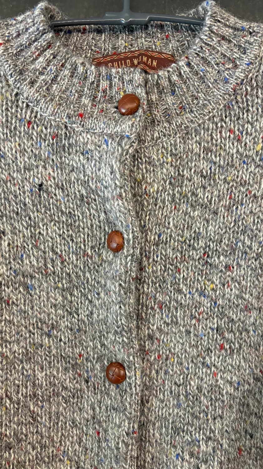 Child Woman 100% Wool 가디건 상품이미지6
