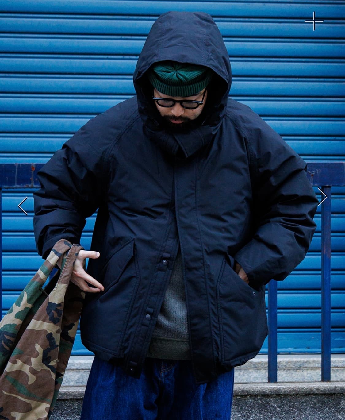 나나미카 25fw 고어텍스 다운코트 네이비 상품이미지2