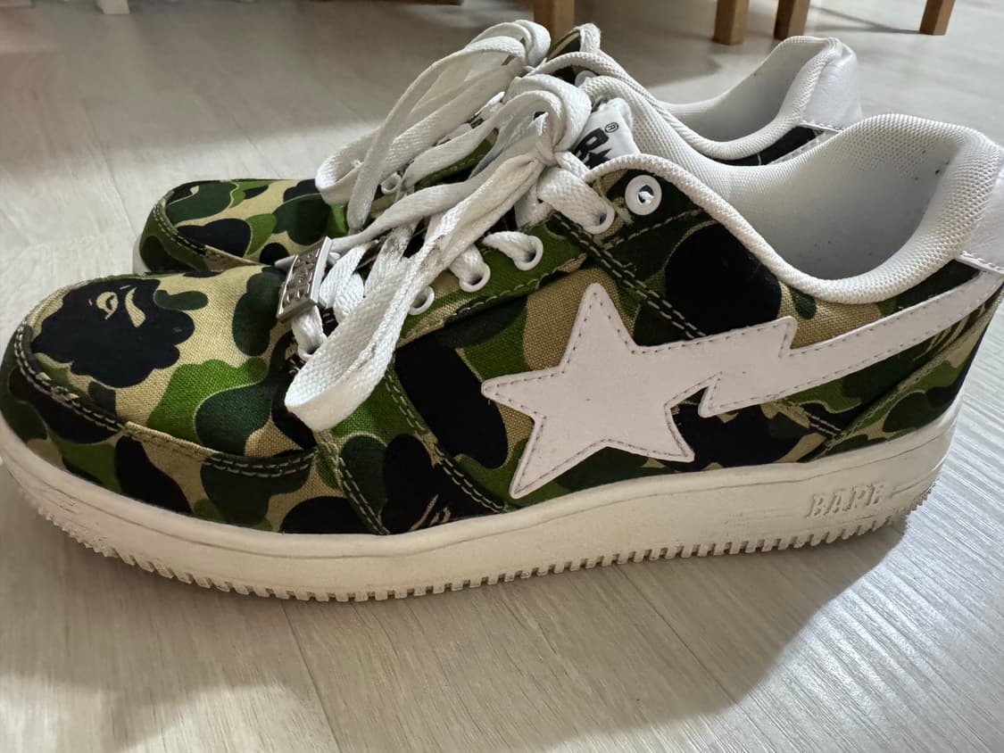 BAPE 베이프 스타 그린 카모 스니커즈 280 상품이미지3