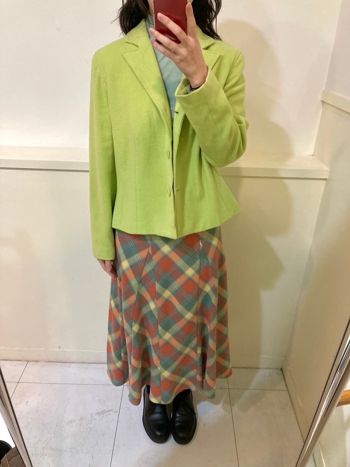 라임 숏 코트/자켓 상품이미지7