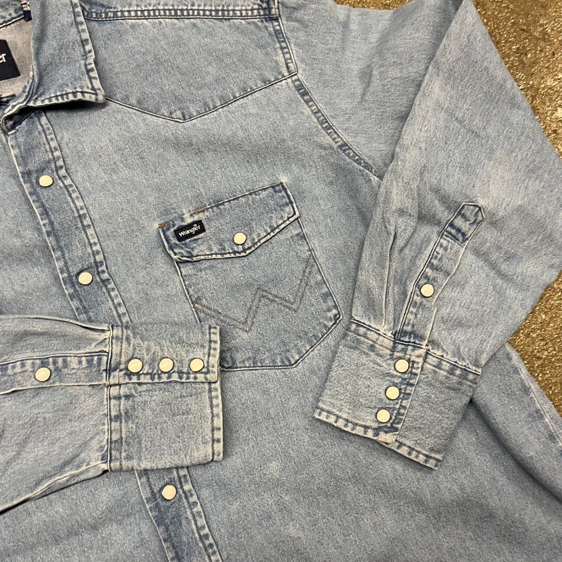 Wrangler 데님 웨스턴 셔츠 (110) 상품이미지2