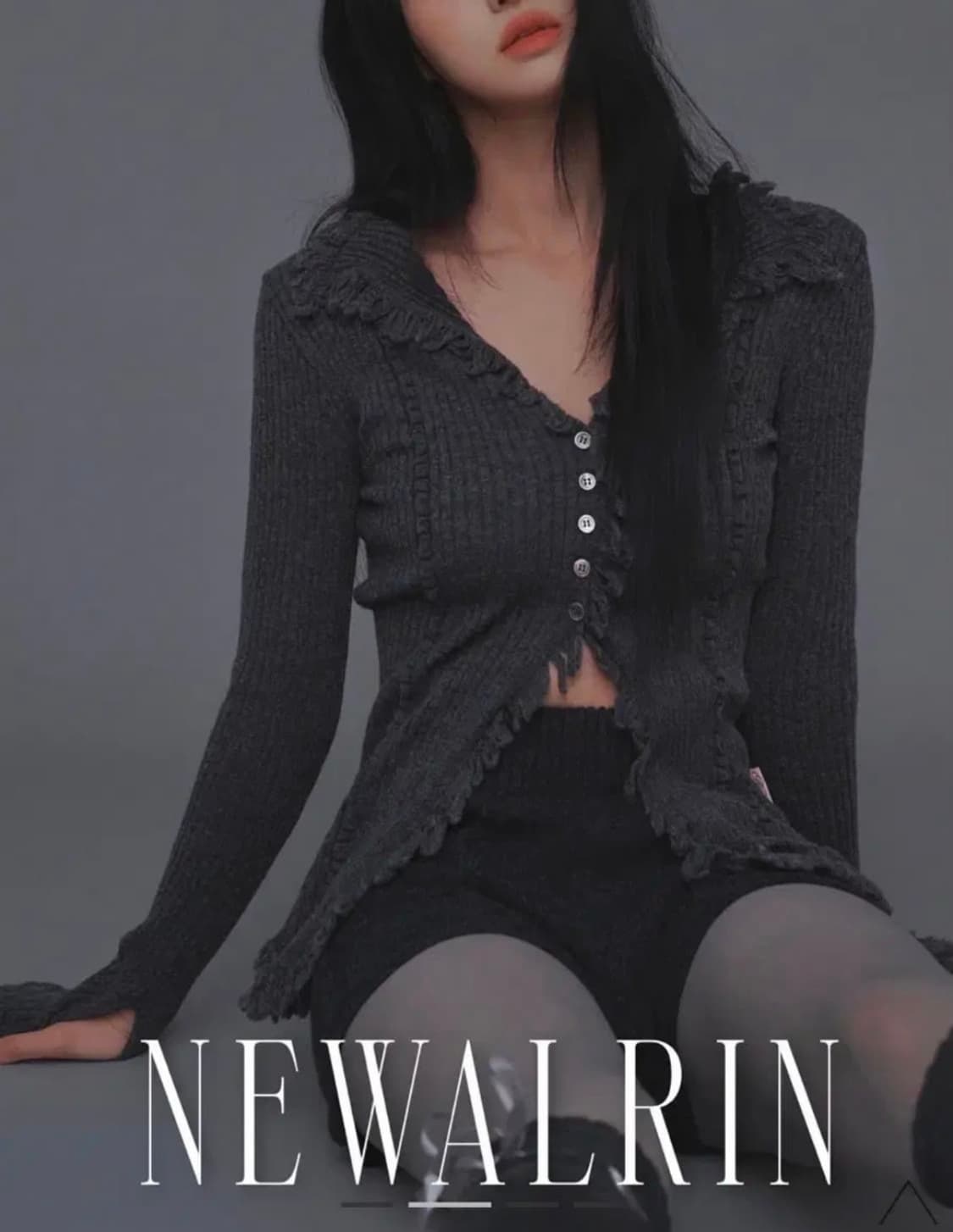 뉴얼린 보헤미안 태슬 니트 가디건 판매 상품이미지2