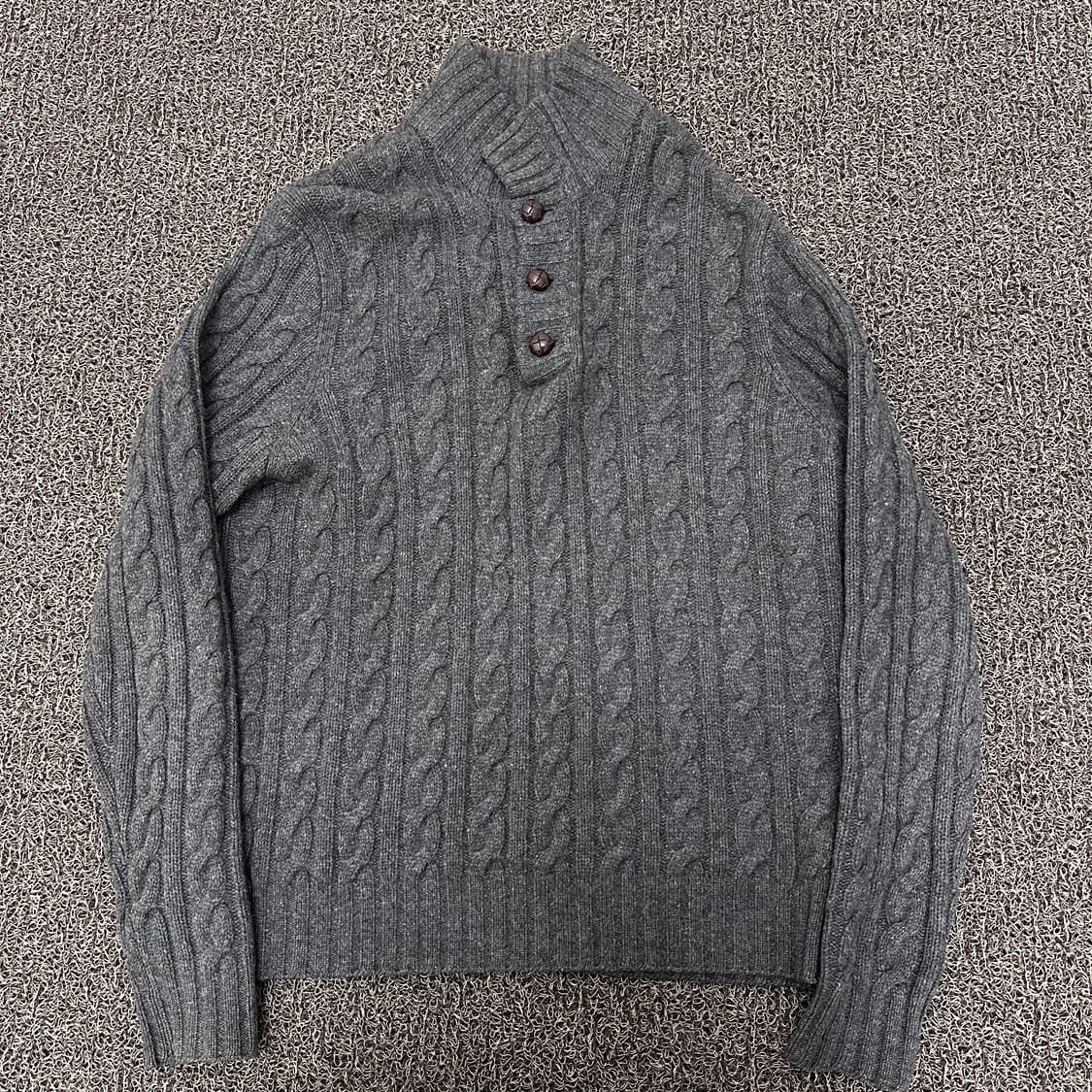 POLO 폴로 랄프로렌 꽈배기 케이블 램스울 니트 L 상품이미지1