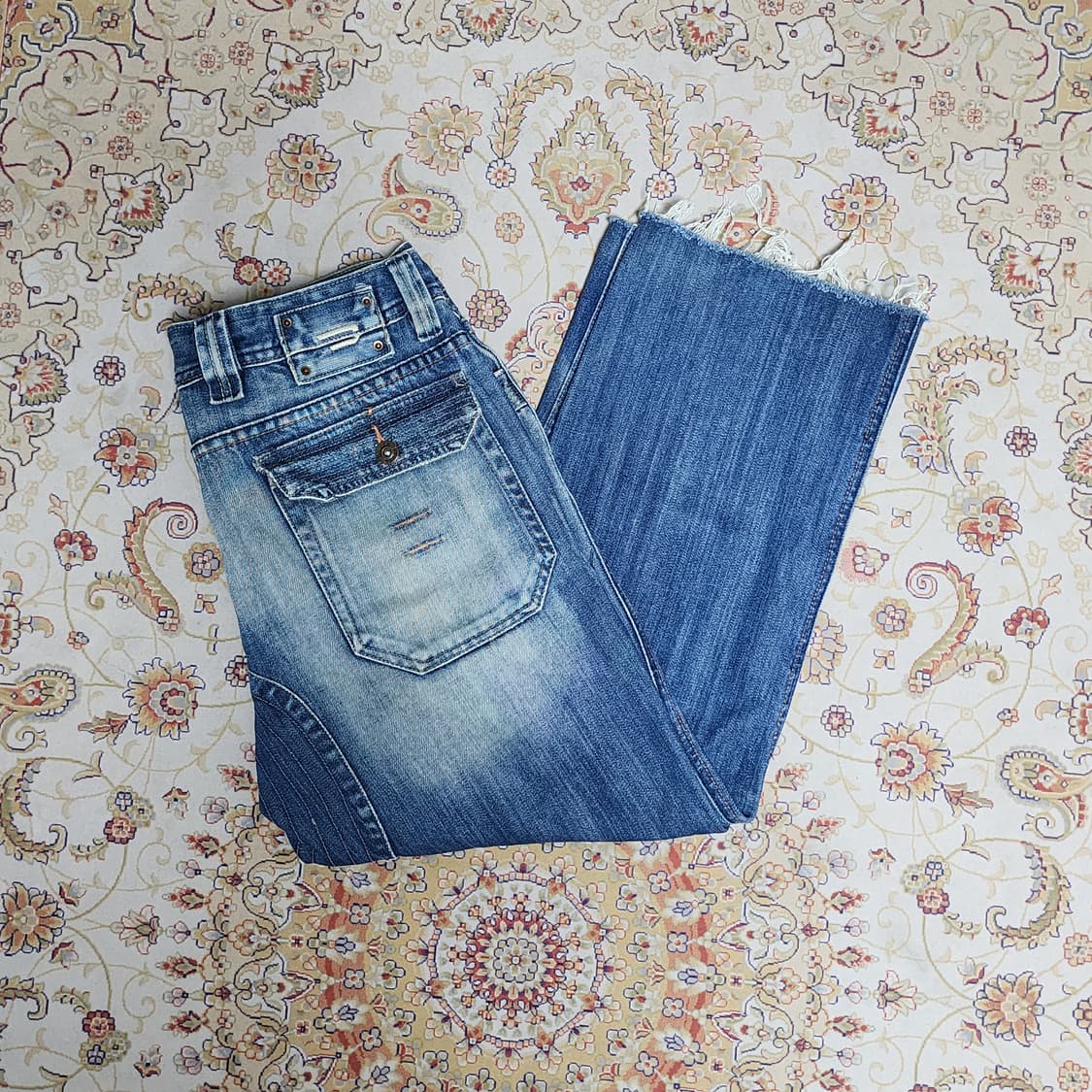 디젤 스트레이트핏 데님 팬츠 32 (00ECALA6001) 상품이미지1