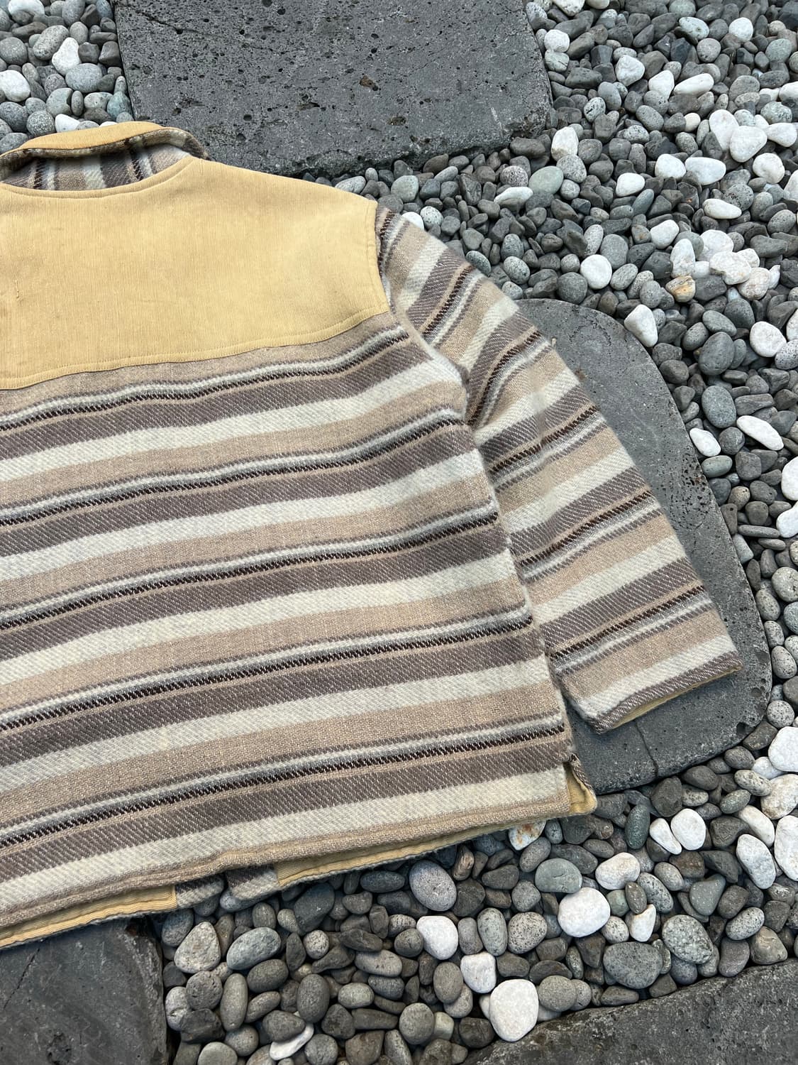 VINTAGE NATURALLY KOMODO 핸드메이드 우븐울자켓 상품이미지10