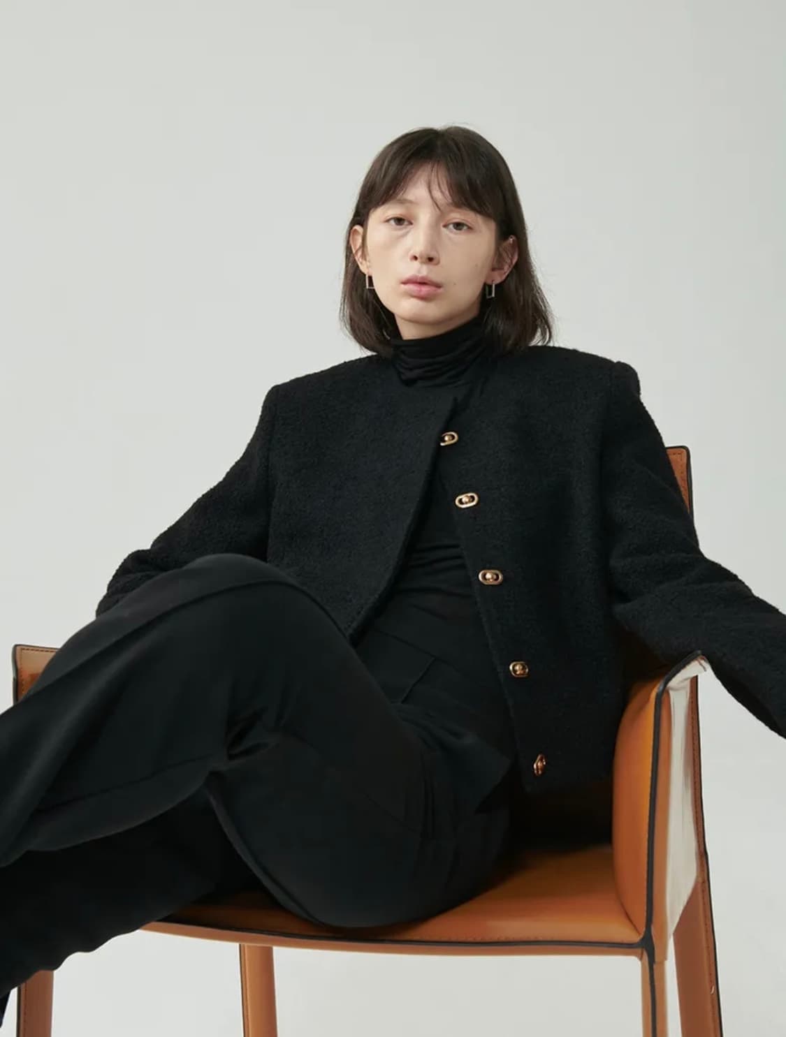 ARCHAIC 트위드 울 자켓 상품이미지1