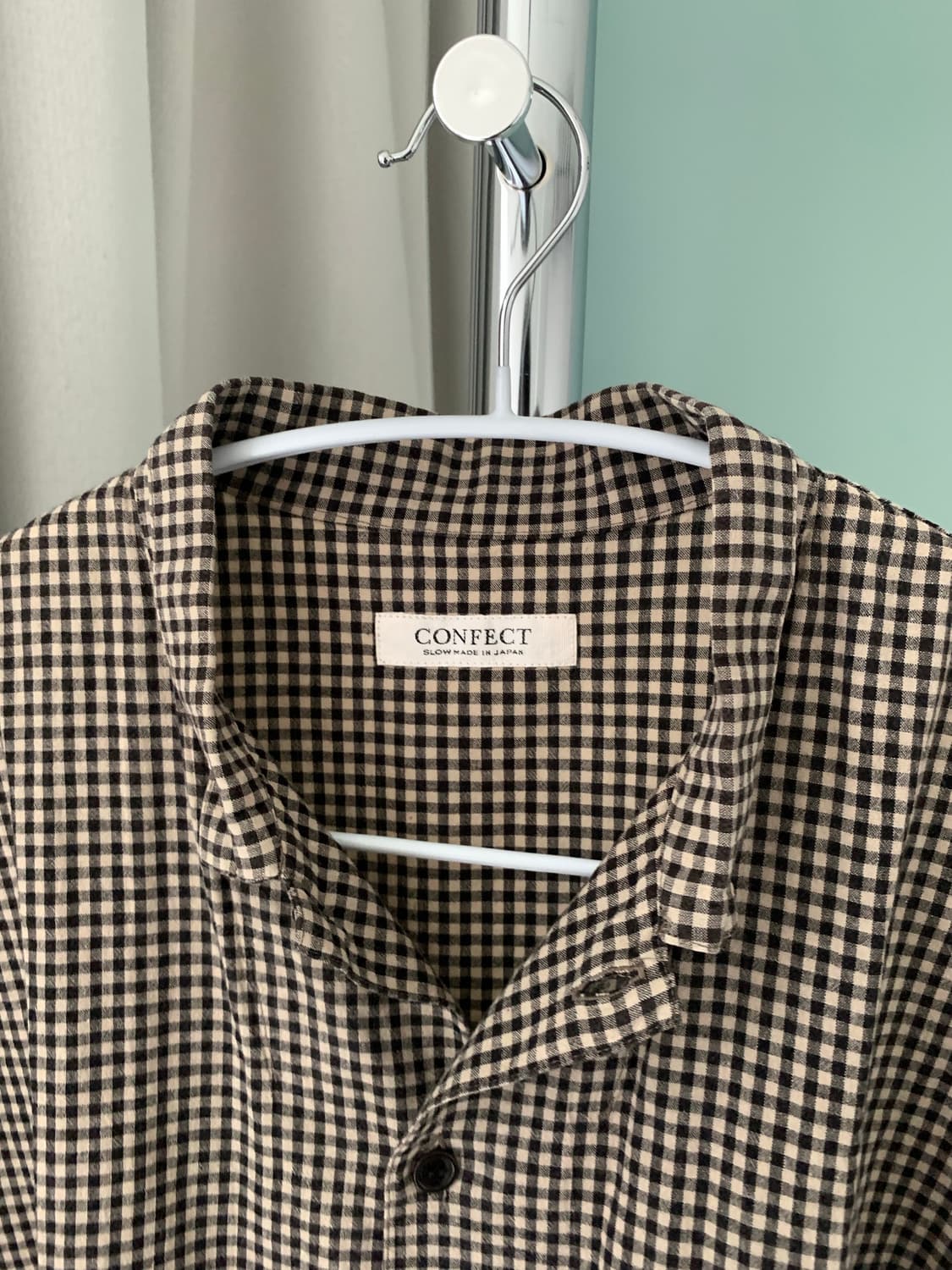 Nest Robe Confect 네스트 로브 컨팩트 린넨 체크 셔츠 상품이미지2