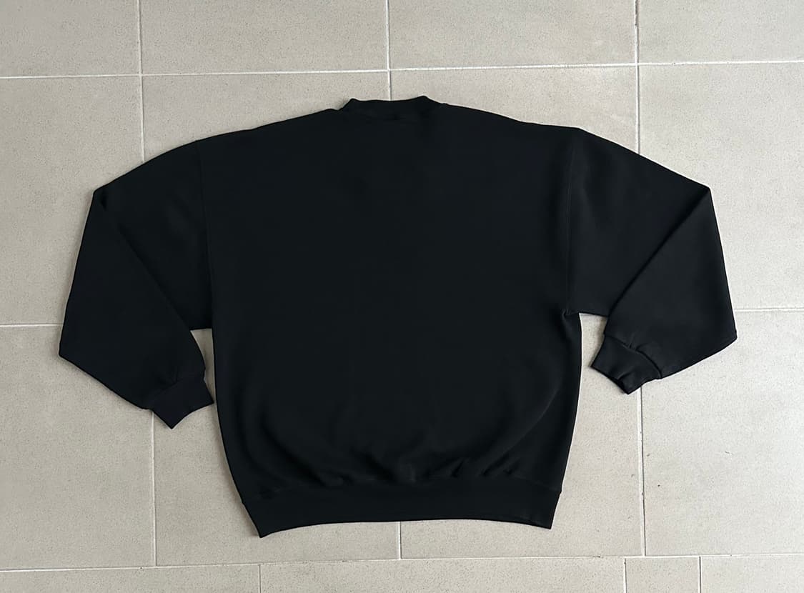 90s 빈티지 러셀 스웻셔츠 블랙 XL 상품이미지2