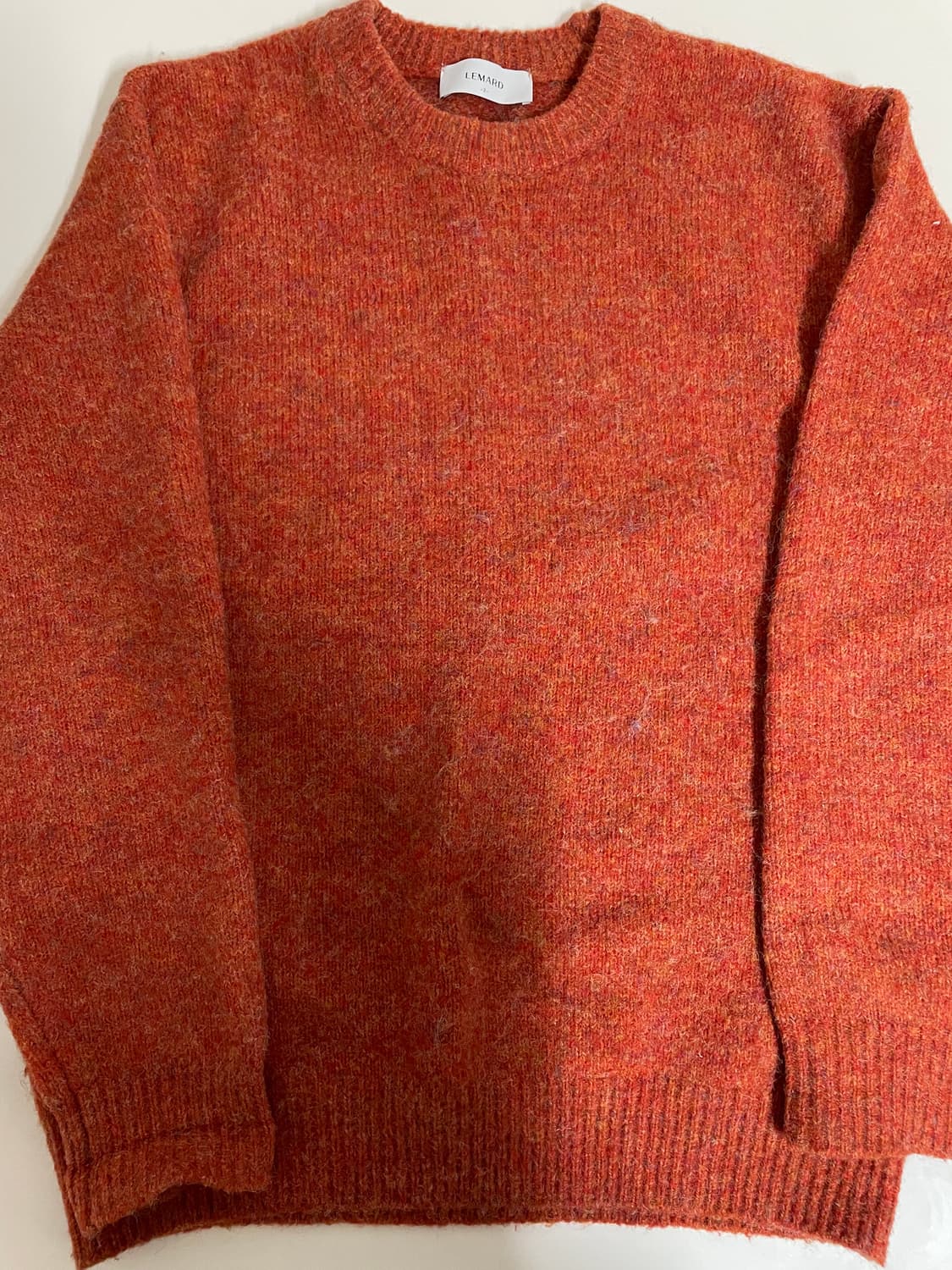 르마드 울 니트 오렌지 (2사이즈) 상품이미지1