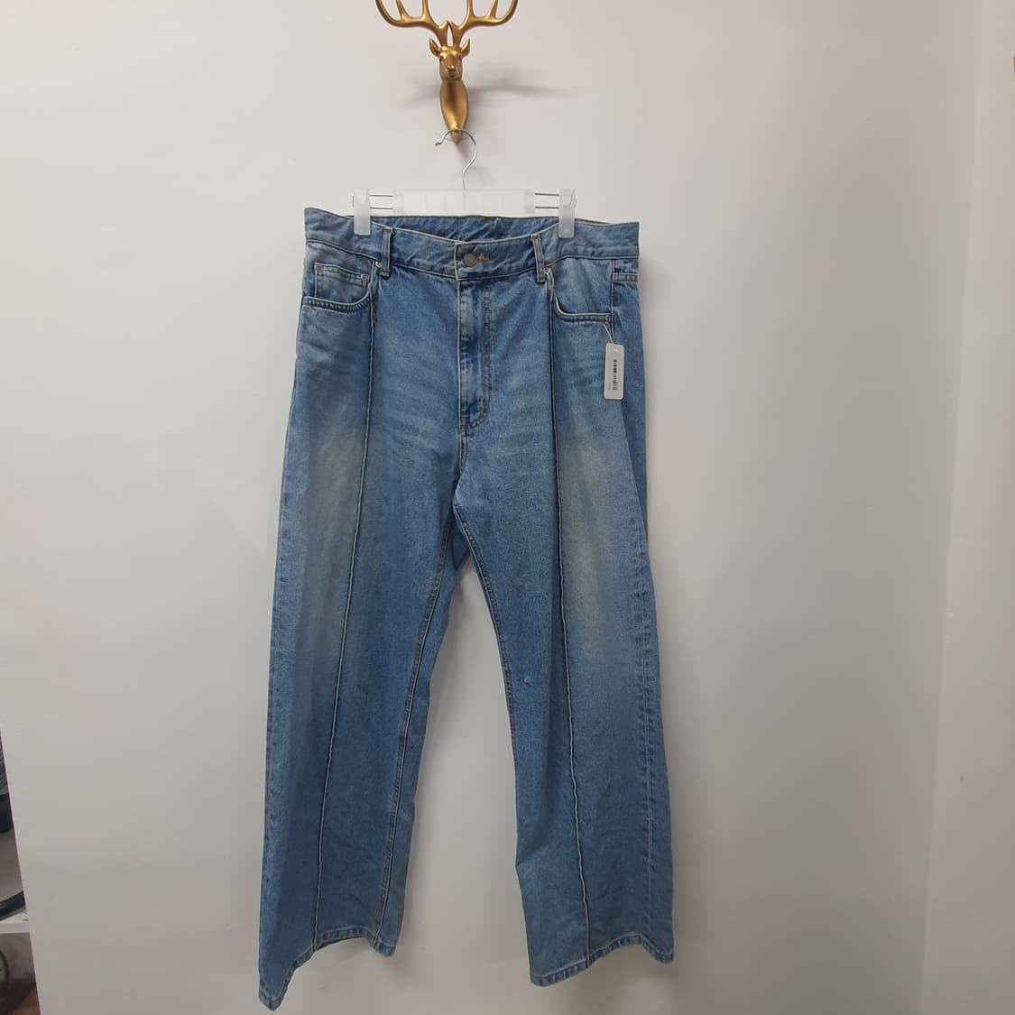 유니폼브릿지 중청 데님팬츠 상품이미지1