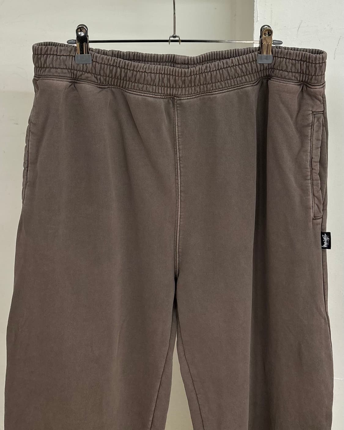 스투시 베이지 스웻팬츠 상품이미지2