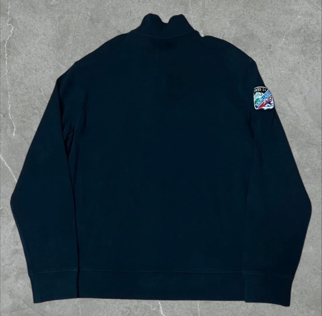 폴로 빅포니 스키패치 블랙 하프집업 상품이미지2