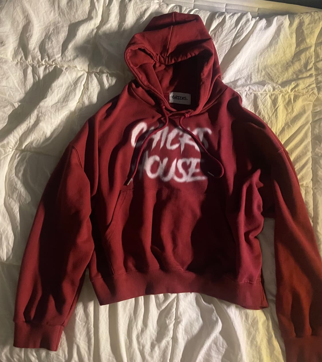 칙스 버건디 후드티 상품이미지1