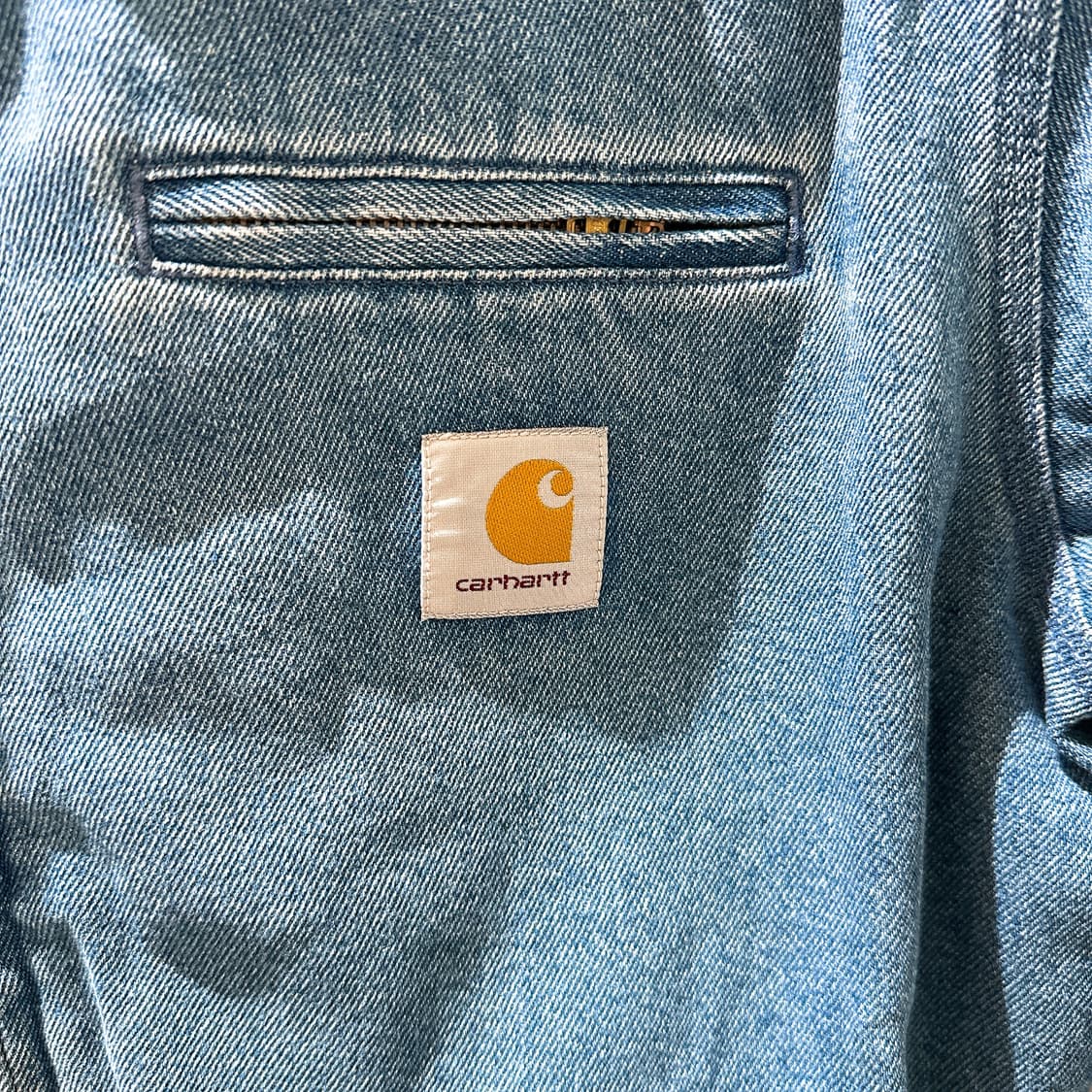 (정품/새상품) carhartt 칼하트 남성 데님 집업 디트로이트 자켓  상품이미지3