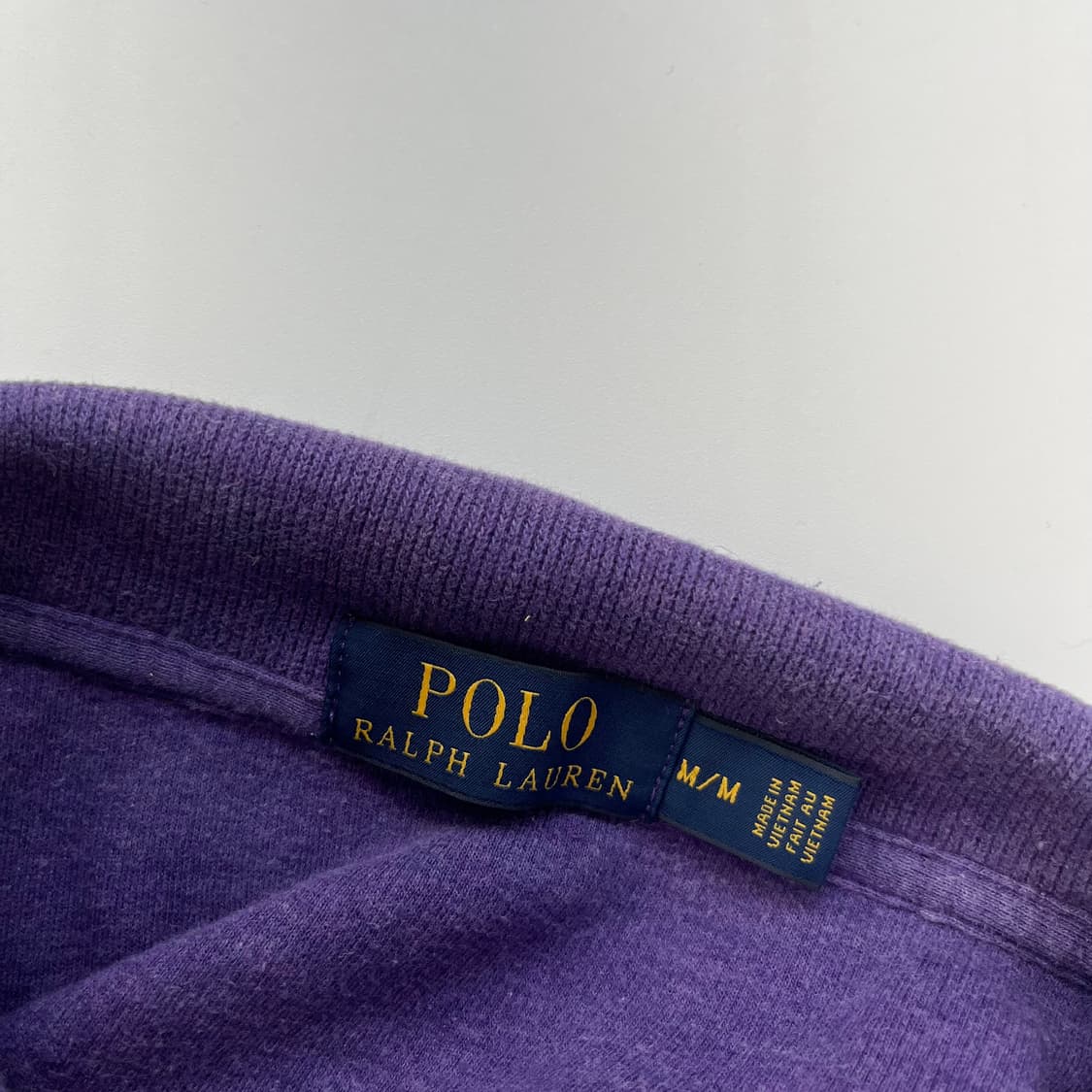 로 랄프로렌 루즈핏 신형 퍼플 반집업 니트 상품이미지4