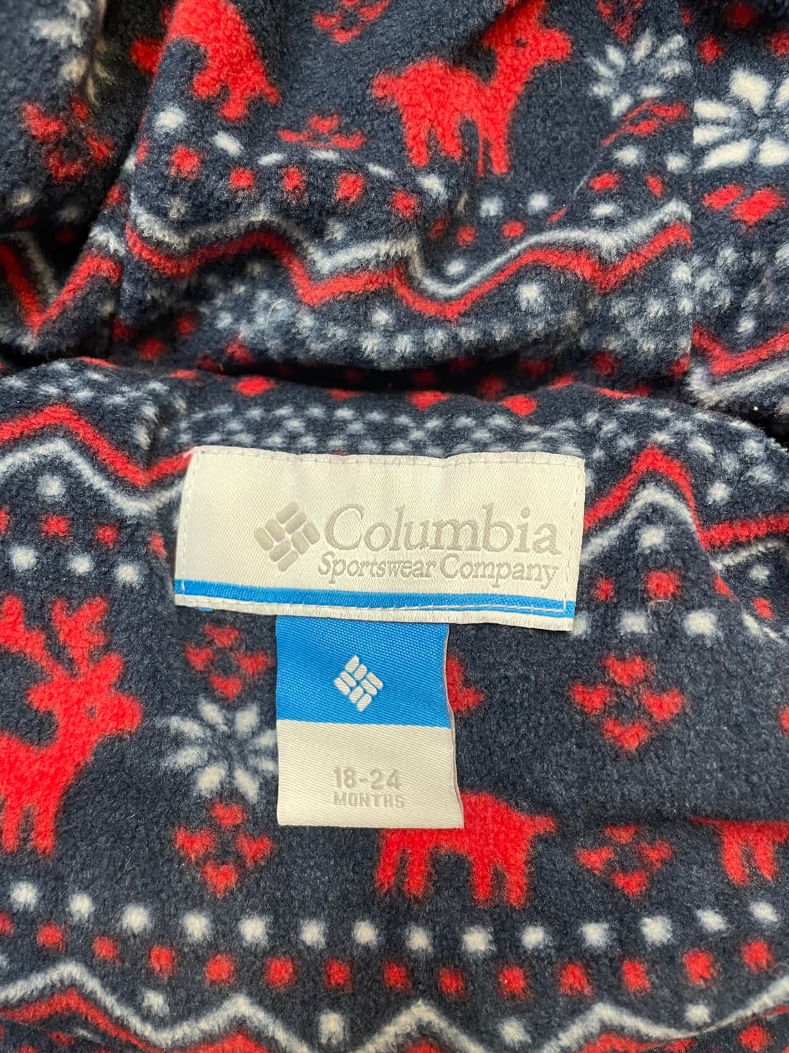 콜롬비아 아기 우주복 24M 판매합니다. 네이비 색상에 모자에 귀여운 귀 상품이미지5