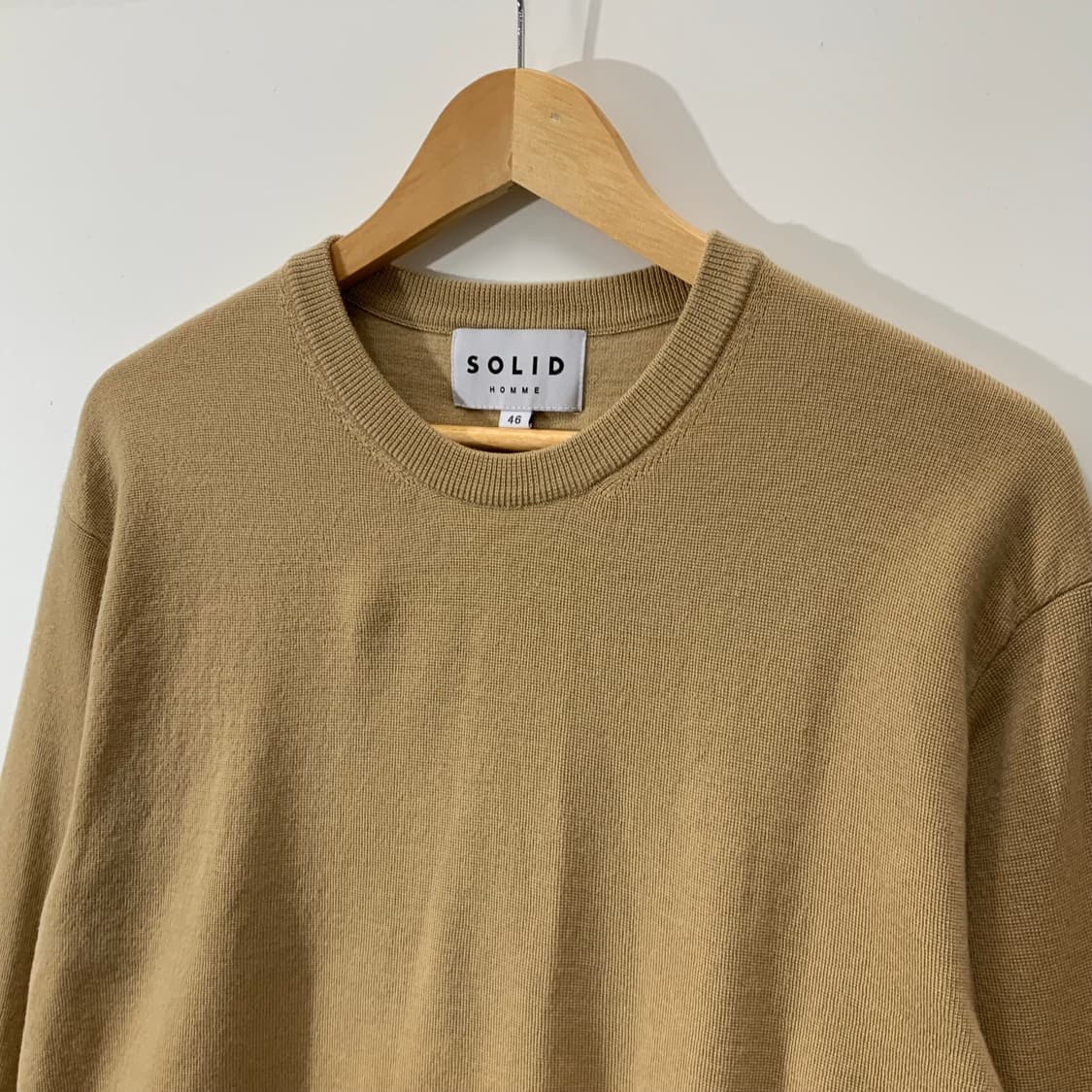 솔리드옴므 셔츠 레이어드 니트   상품이미지3