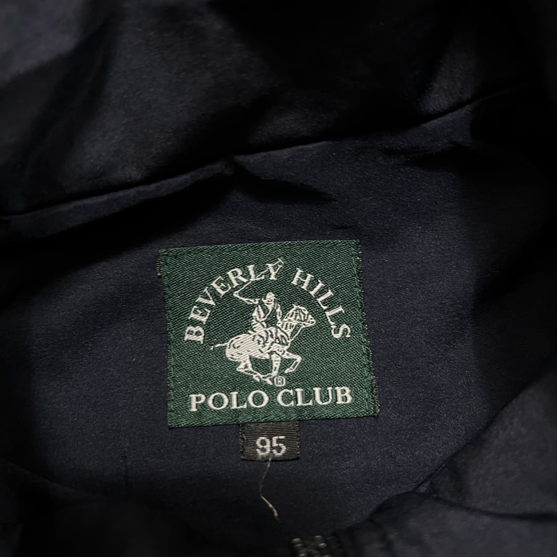 비버리힐스 폴로 클럽 로고 테이핑 라인 바람막이 자켓 [네이비] M/95 상품이미지5