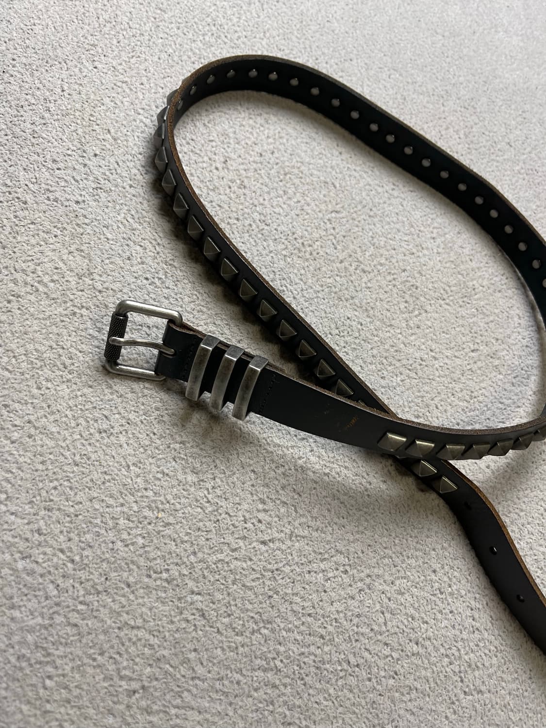 빈티지 소가죽벨트- 빈티지벨트 상품이미지1