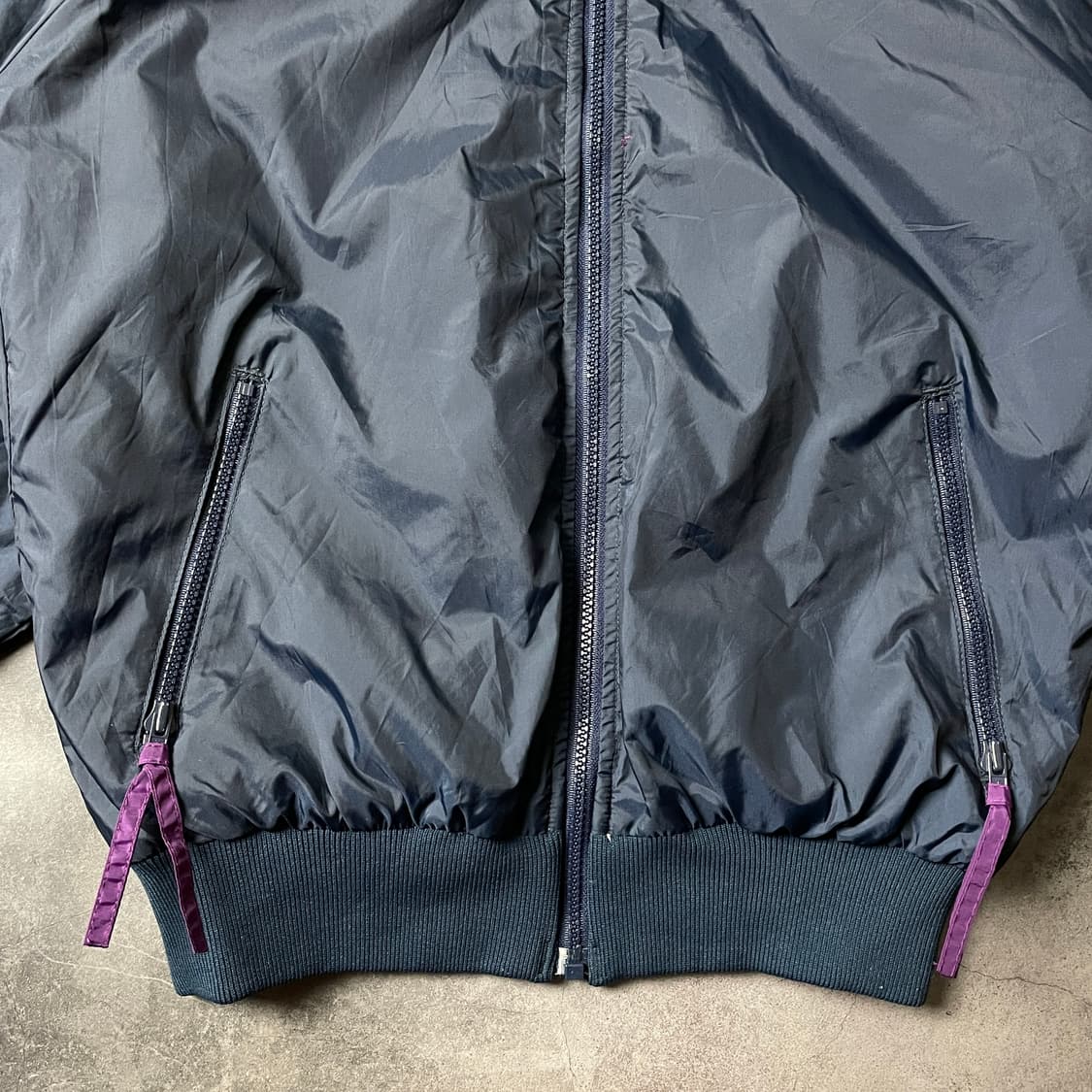 COLUMBIA 컬럼비아 리버시블 네이비 퍼플 윈드브레이커 A00524 상품이미지4