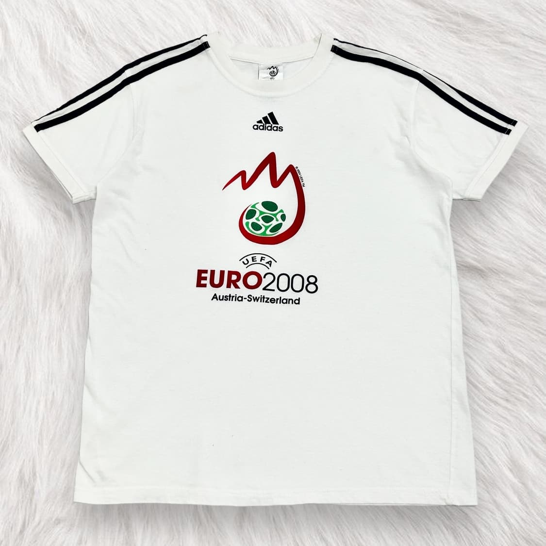 아디다스 유로2008 삼선 반팔 상품이미지4