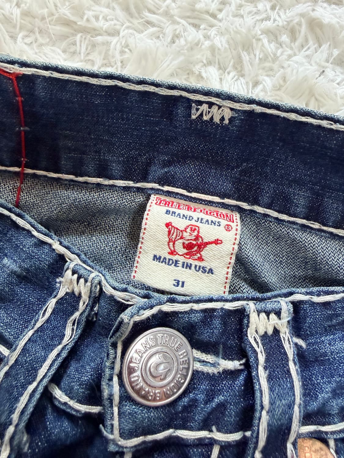 트루릴리전(True Religion) '리키 슈퍼 T' 빈티지 워싱 데님 상품이미지4