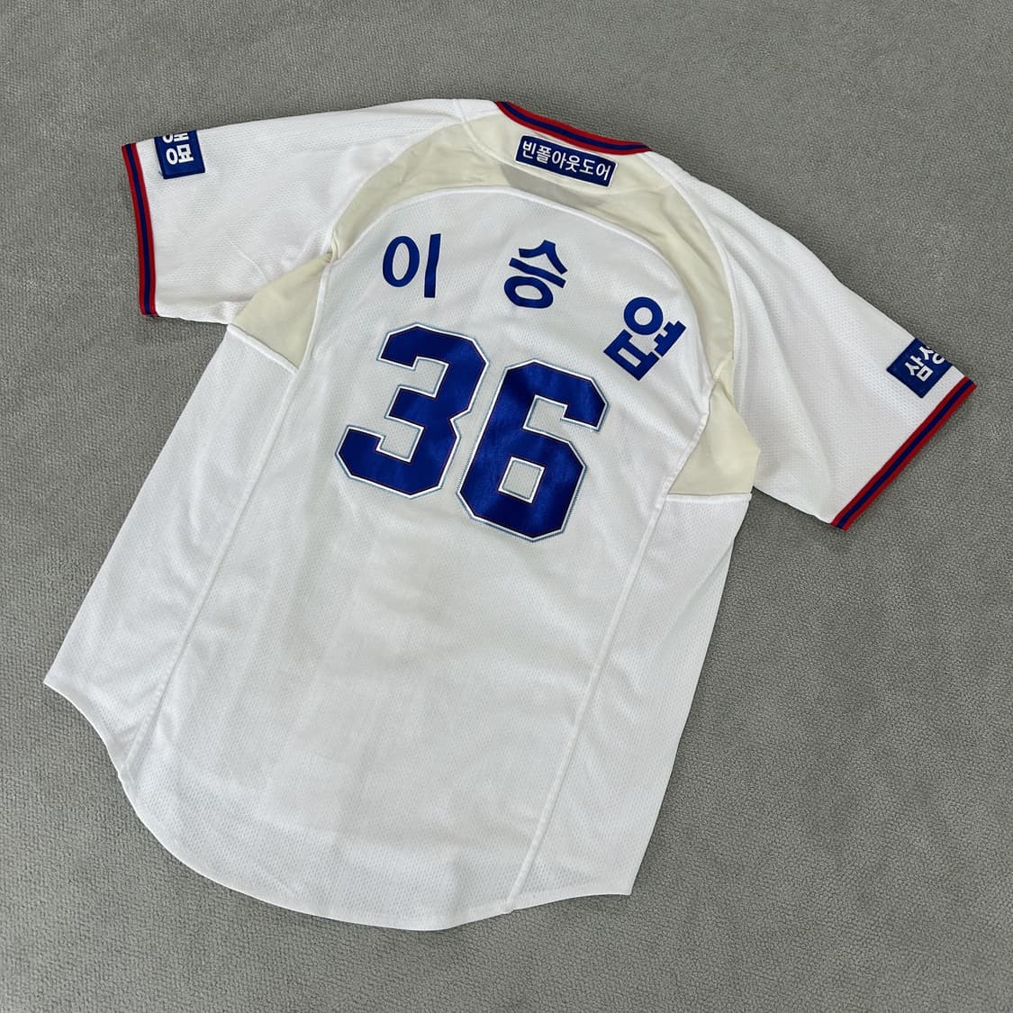 삼성 라이온즈 이승엽 36번 유니폼 화이트 m 상품이미지1