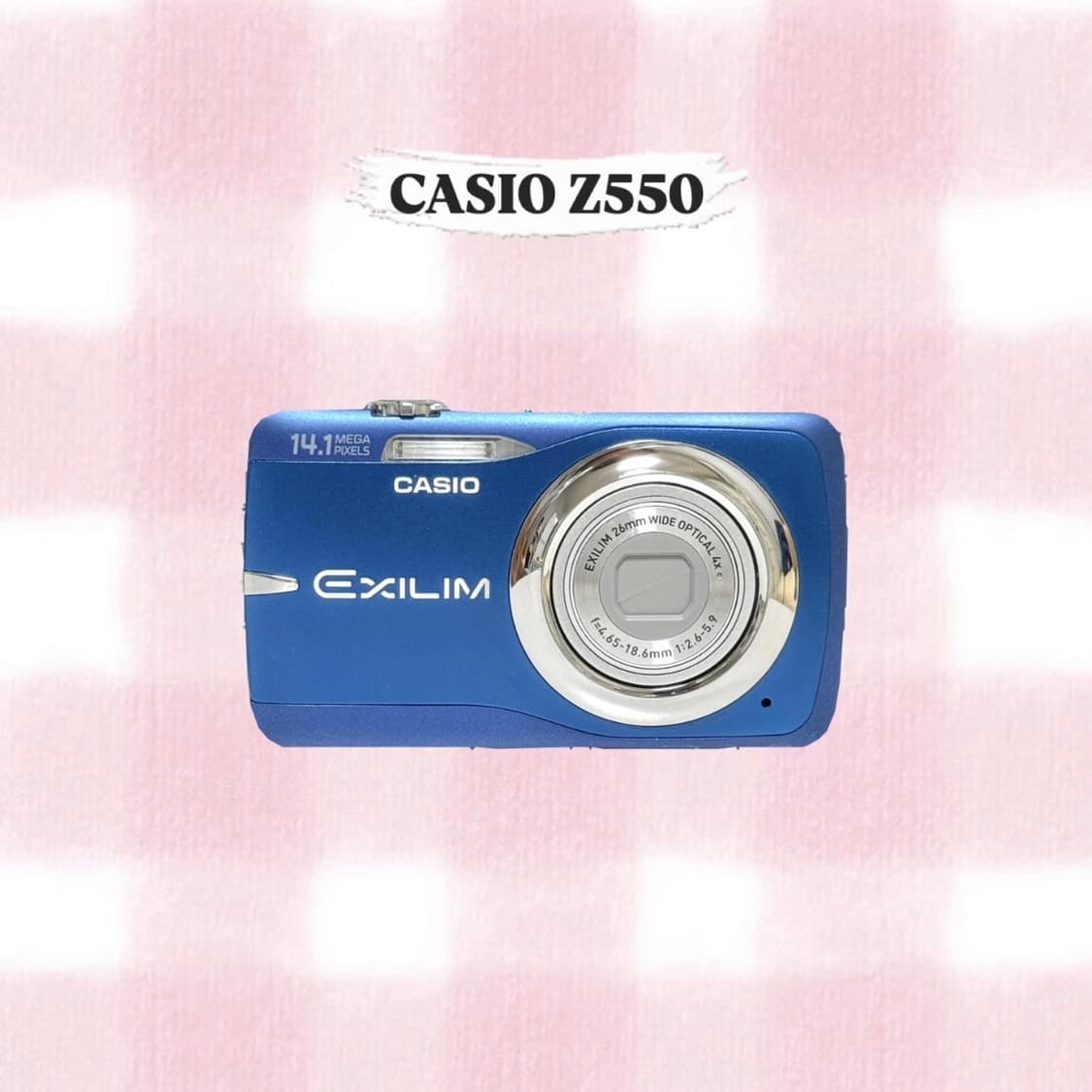 카시오 엑슬림 Z550 블루 빈티지디카 상품이미지1