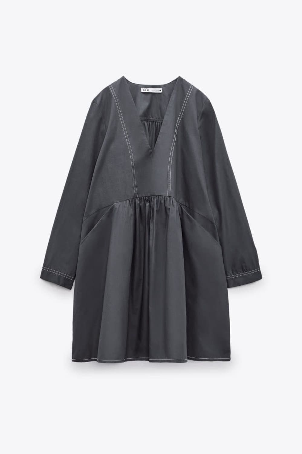 자라 스티치 미니 드레스 원피스 상품이미지4