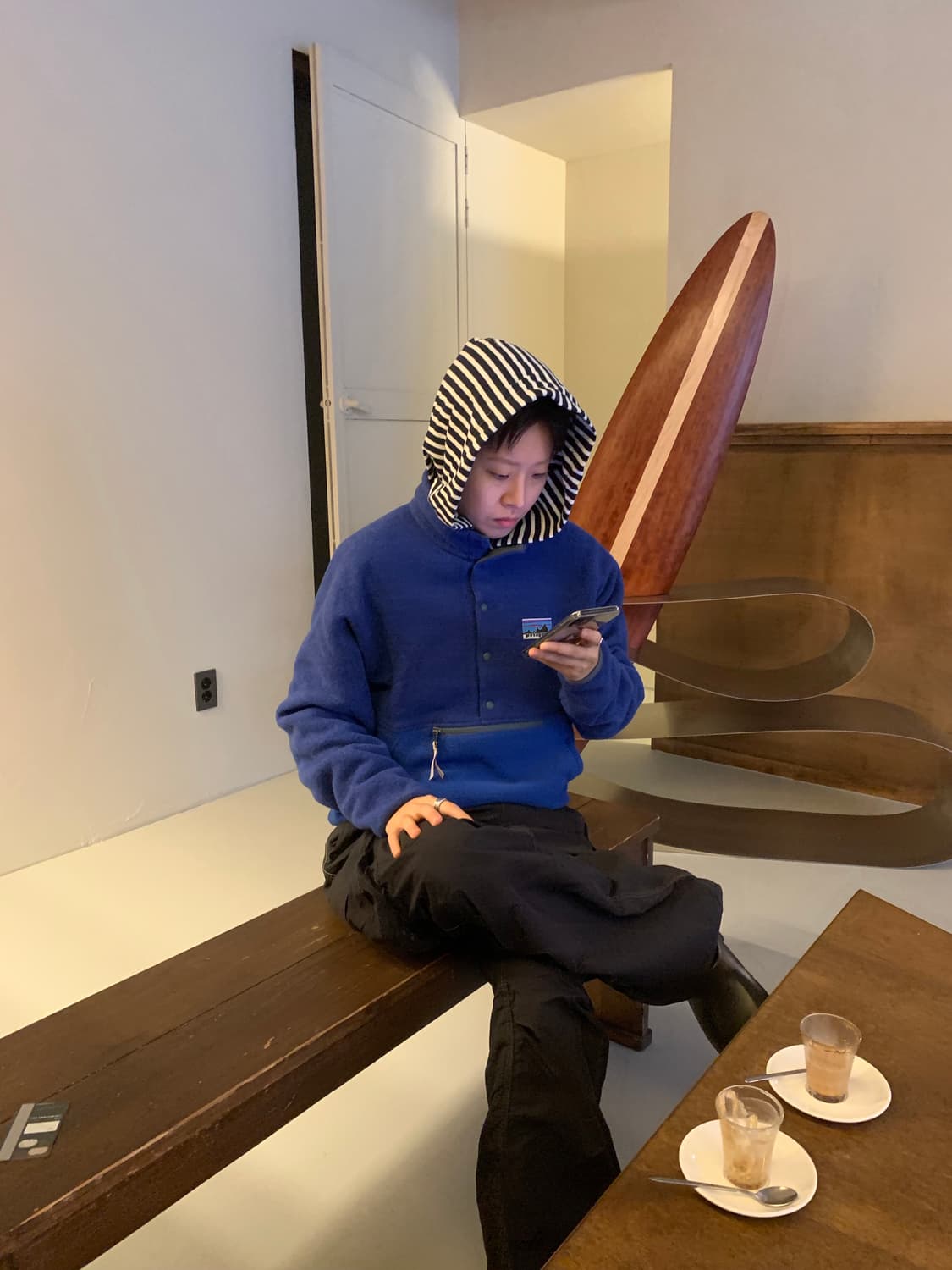 엔니지어가먼츠 후드 조끼 상품이미지7