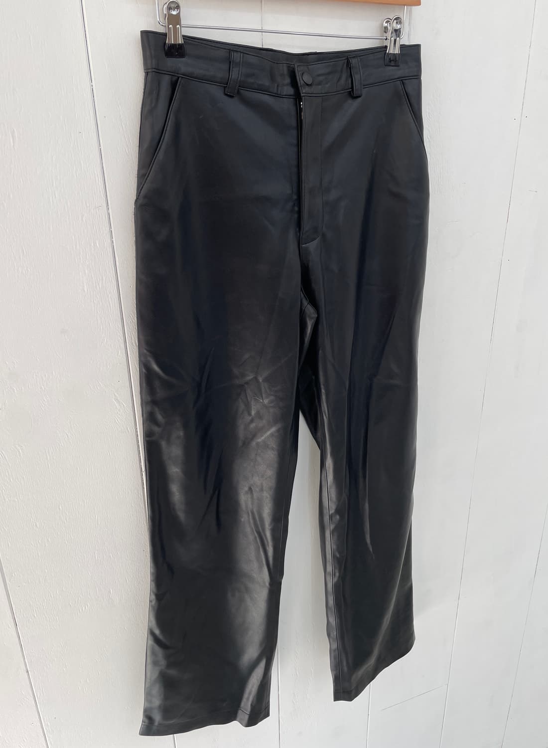 스페로네(SPERONE) 페이크 레더 와이드 팬츠 상품이미지4