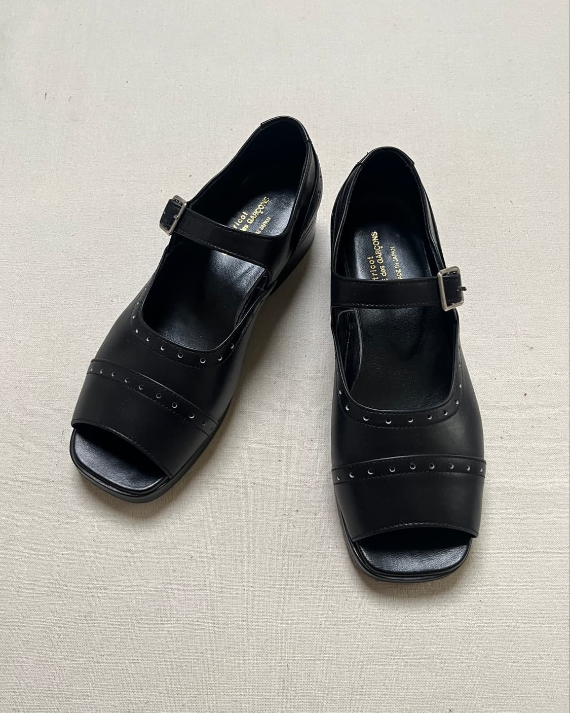 꼼데가르송 오픈토 메리제인 샌들 comme des garcons 상품이미지1