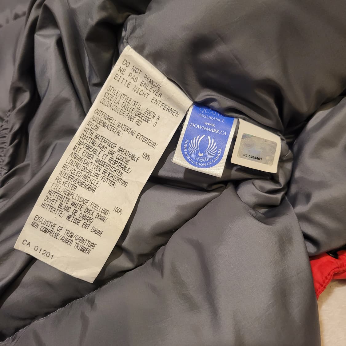 캐나다구스 스크레슬렛 패딩 S 상품이미지9