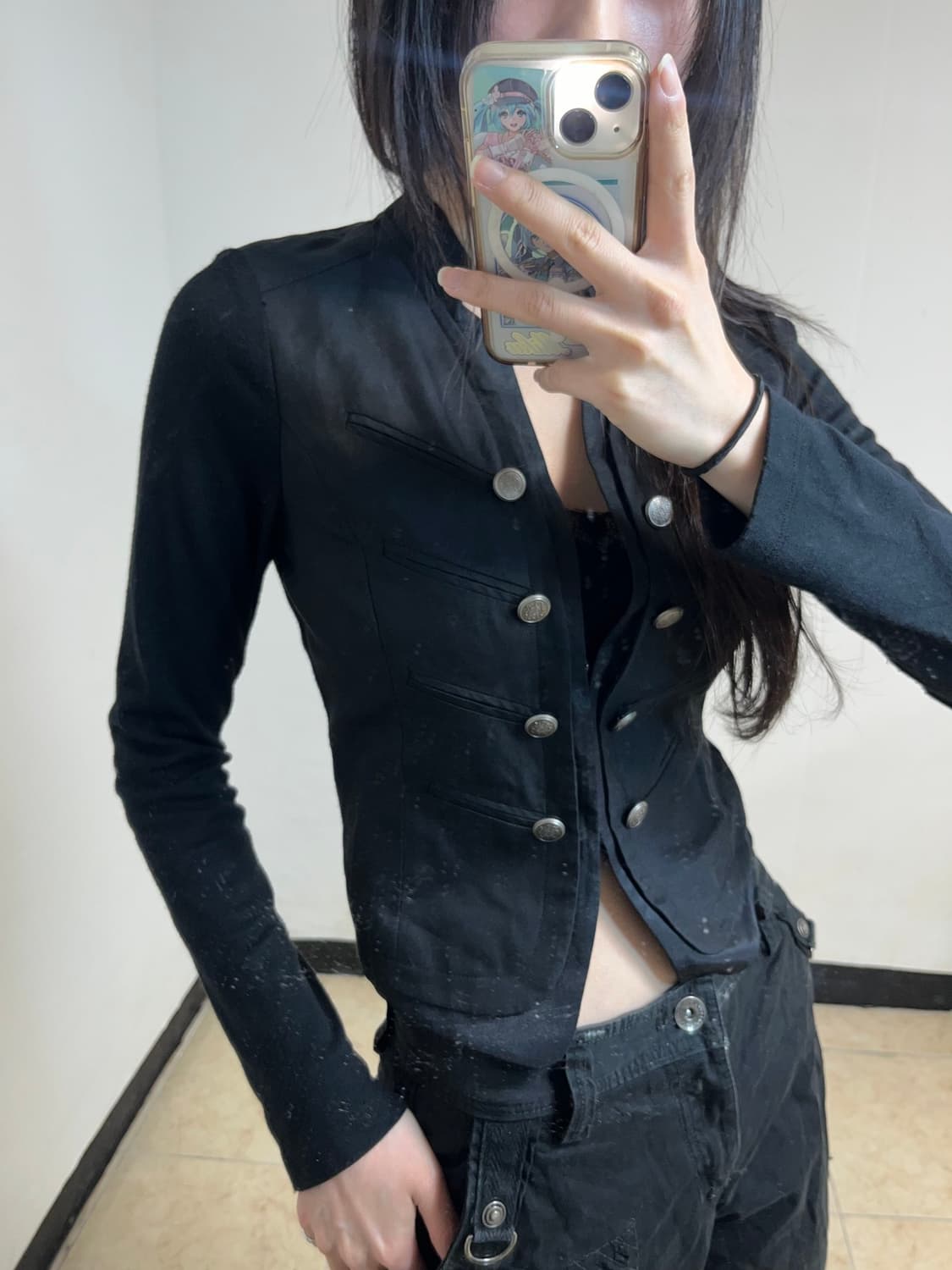 락시크 슬림핏 나폴레옹 자켓 상품이미지4