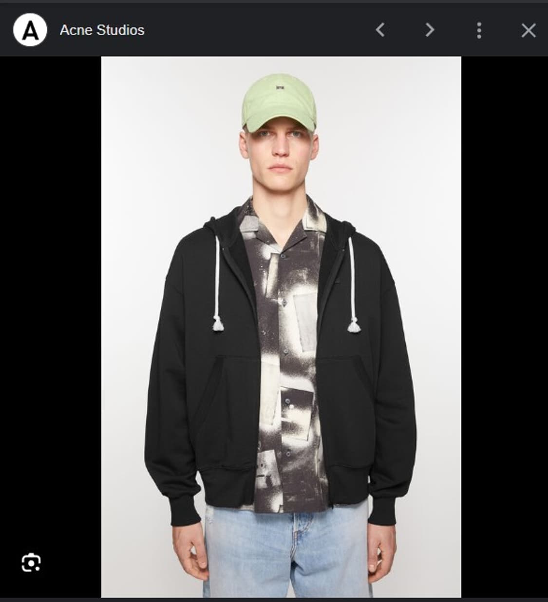 Acne Studios 아크네 스마일 페이스 패치 후드 상품이미지9