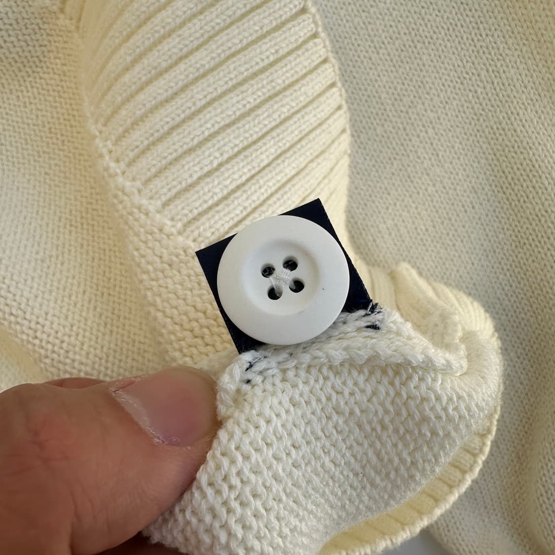 폴로 랄프로렌 90‘s 어이보리 숄카라 가디건 상품이미지5