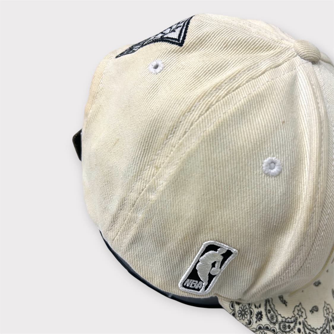 NBA Suns 페이즐리 패턴 챙 스냅백 (1802) 상품이미지10