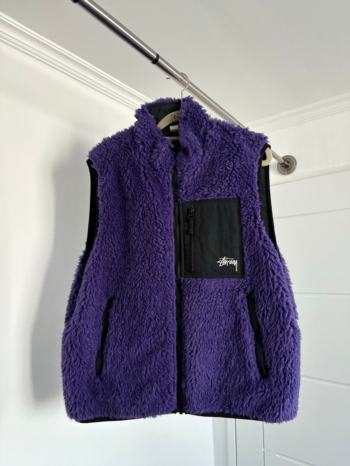 스투시 쉐르파 베스트 퍼플 M 상품이미지1