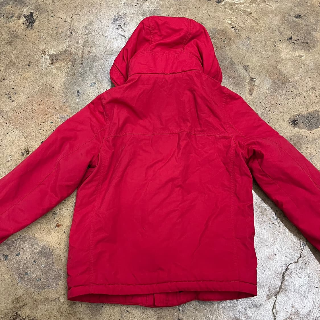[정품/S] 아베크롬비 레드 후드 패딩 점퍼 b8 상품이미지4
