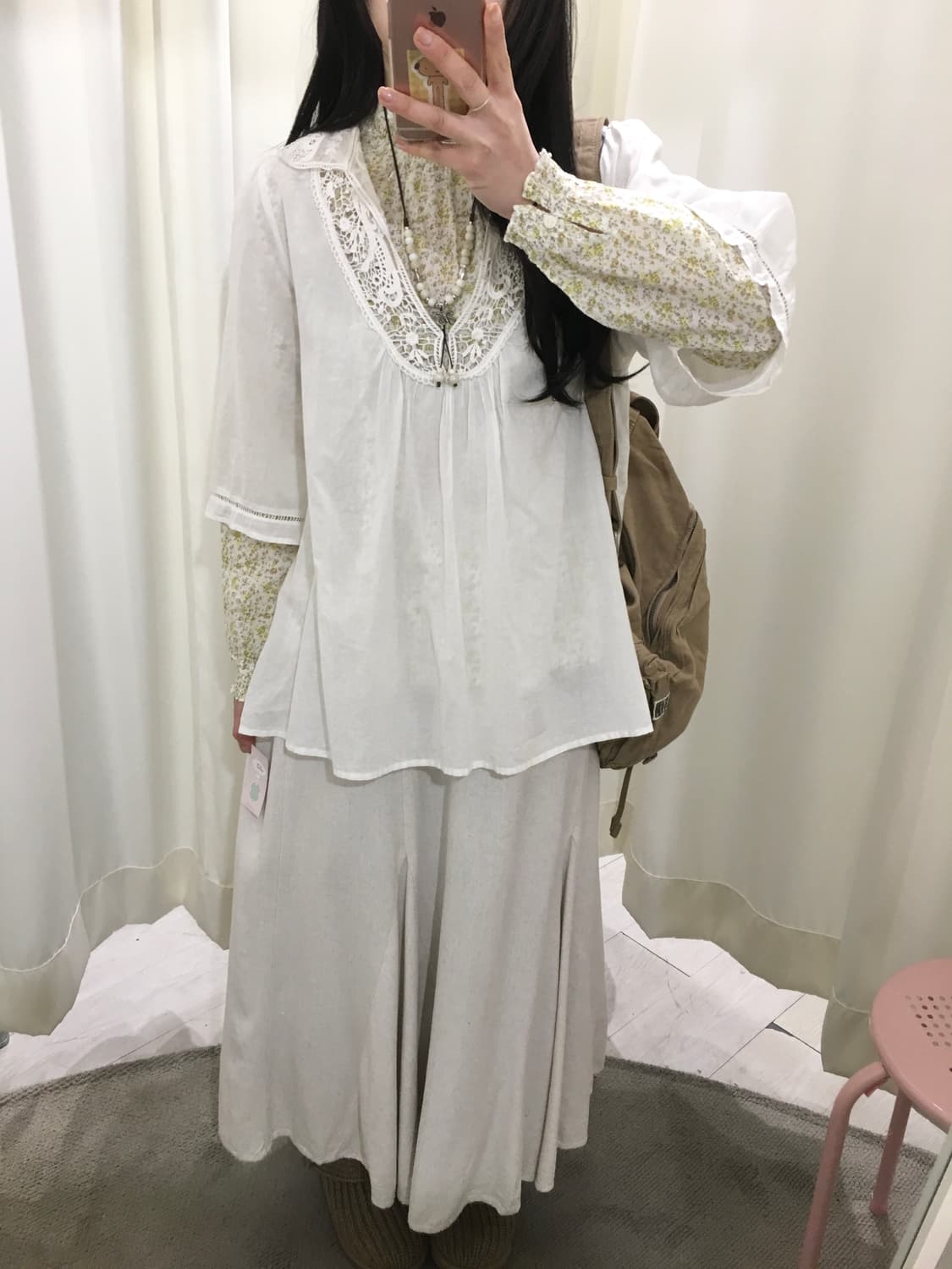 ehka sopo flower blouse 상품이미지5