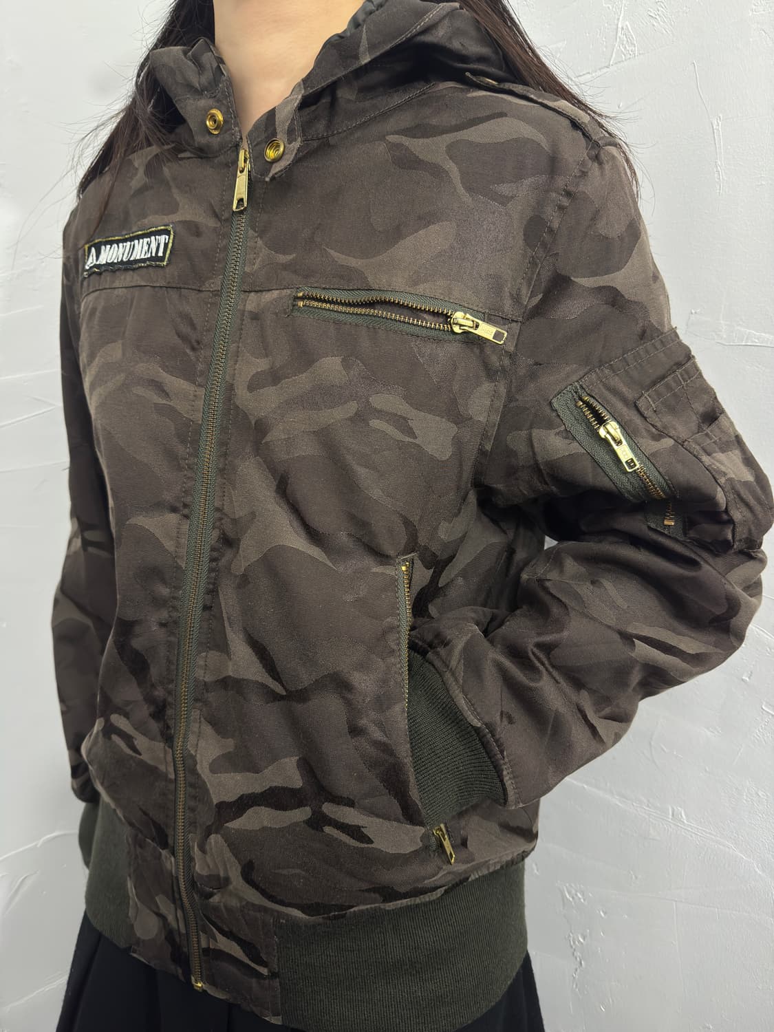 monument camo hood jacket 상품이미지3