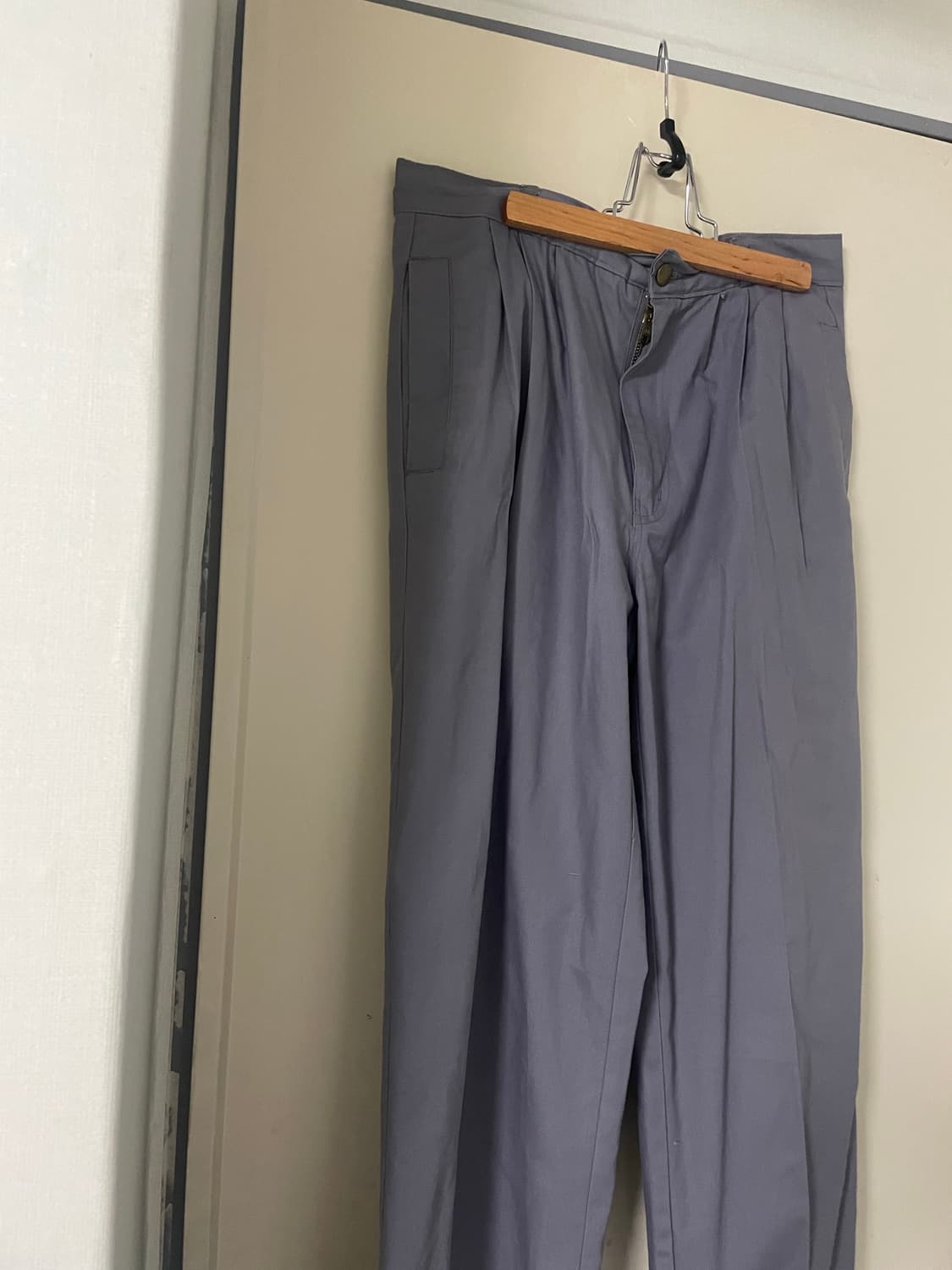유럽빈티지 연보라회색 슬랙스 상품이미지2