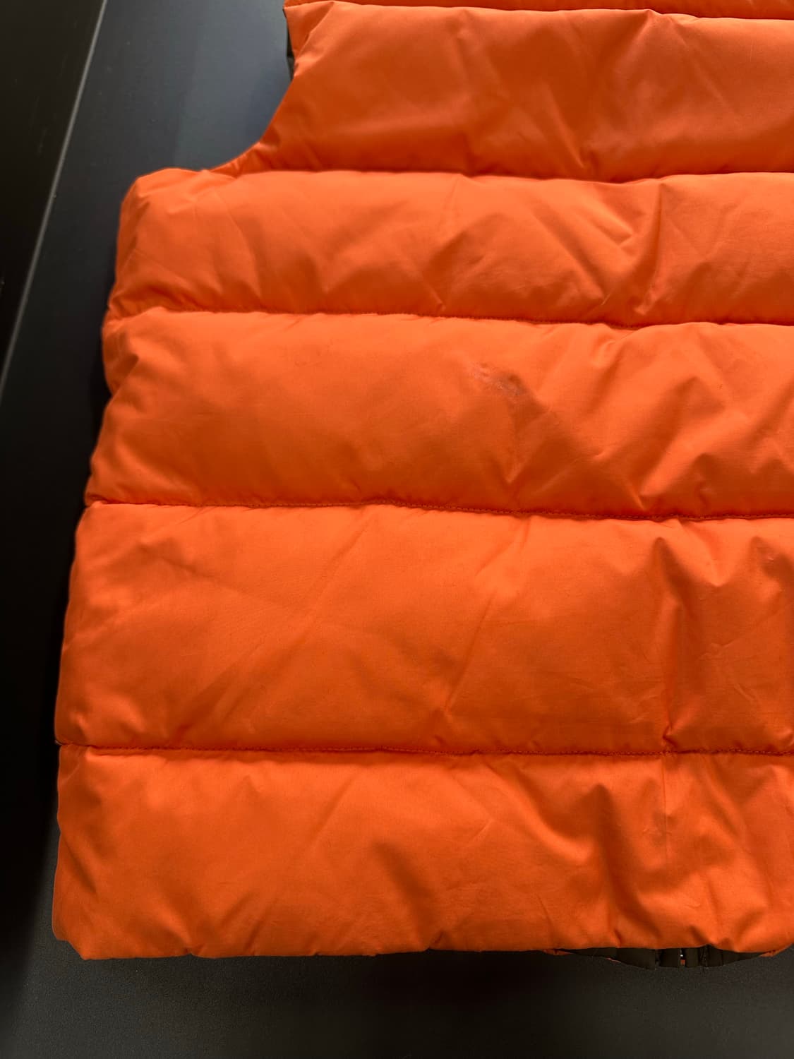 폴로랄프로렌 리버시블 패딩 베스트 카키 오렌지 상품이미지7