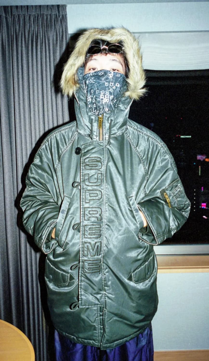 supreme N-3B satin black 24FW 상품이미지1