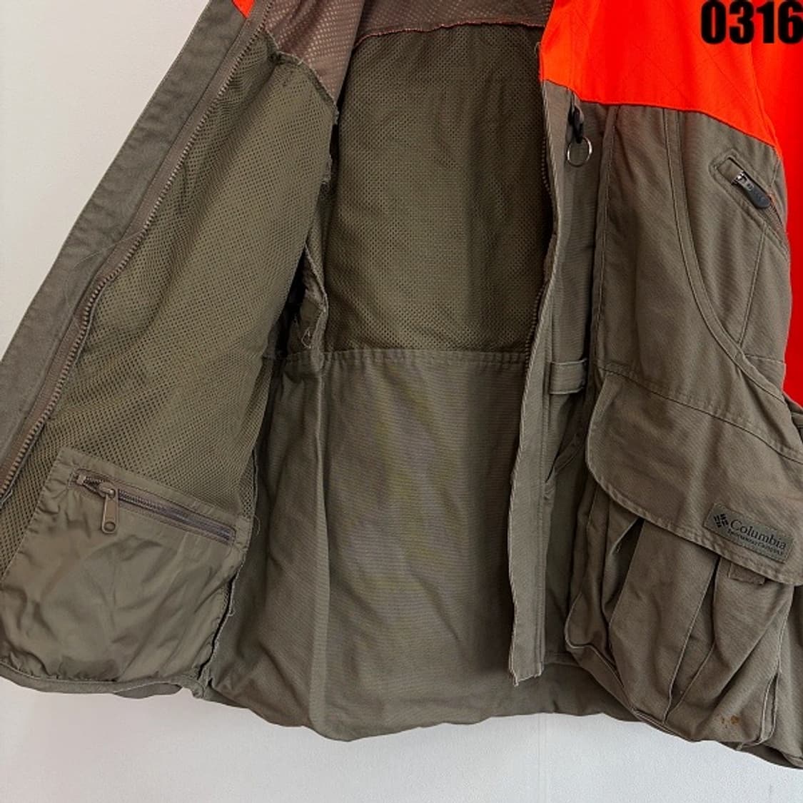컬럼비아 헌팅라인 아웃도어 바람막이 S 실측 95/100 0316  상품이미지6