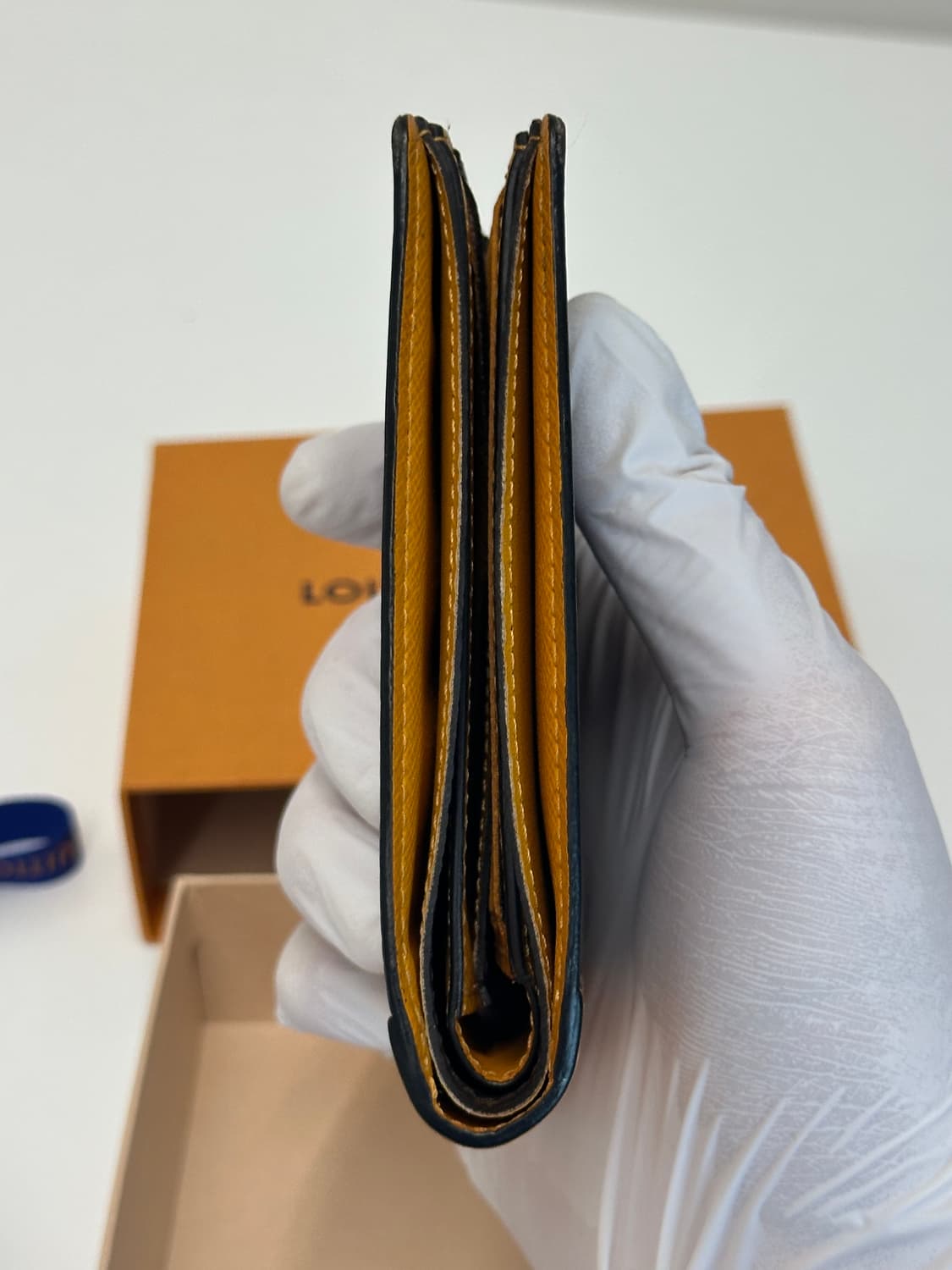 A / 루이비통 멀티플 월릿 모노그램 마카사르 사프란 옐로우 상품이미지7