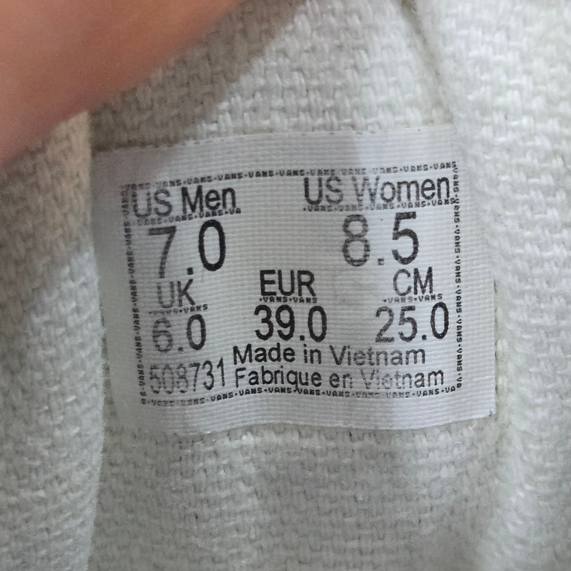 250 반스 올드스쿨 체커보드  상품이미지10